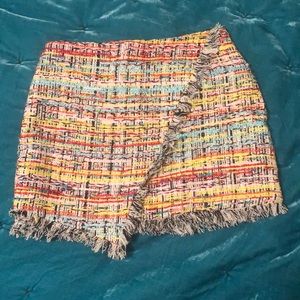 forever 21 colorful mini skirt